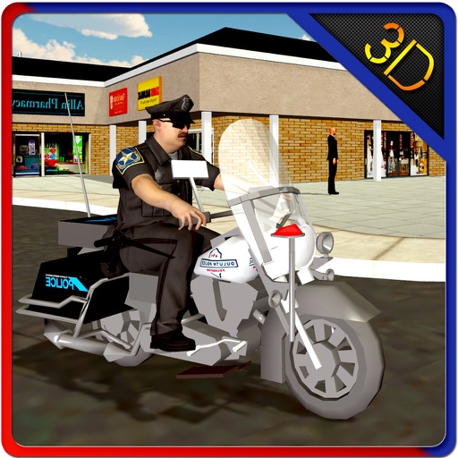 Police Motorbike Rider – Motorcycle simulator game Icon