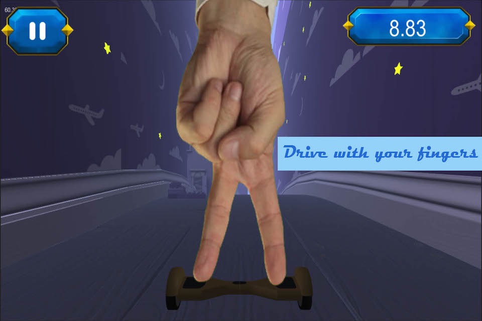 Hoverboard Finger Drive Simulator 2017 screenshot 3