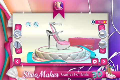 Shoe Maker Games for Girls: Fashion Design Stylist screenshot 2