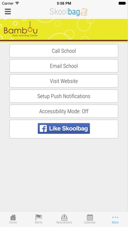 Bambou Early Learning Centre - Skoolbag screenshot-3