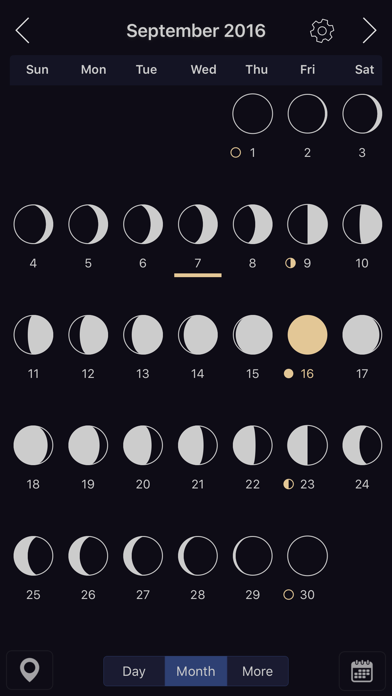 Moon Calendar Pro screenshot1