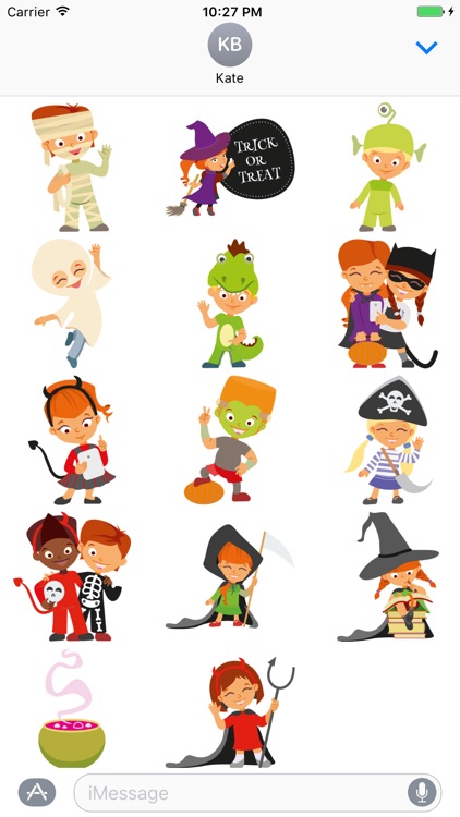 Crazy Halloween Sticker for iMessage #6