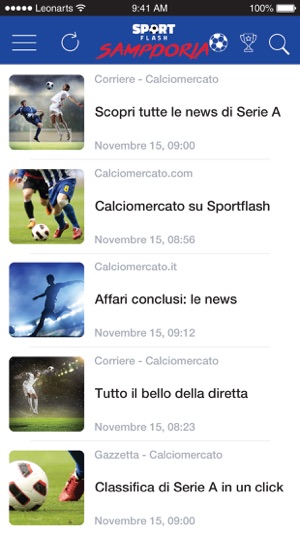 SportFlash Sampdoria(圖2)-速報App