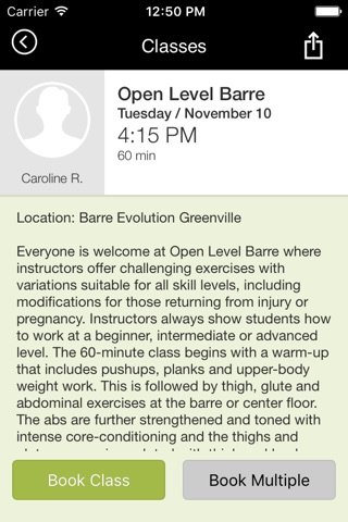 Barre Evolution screenshot 4