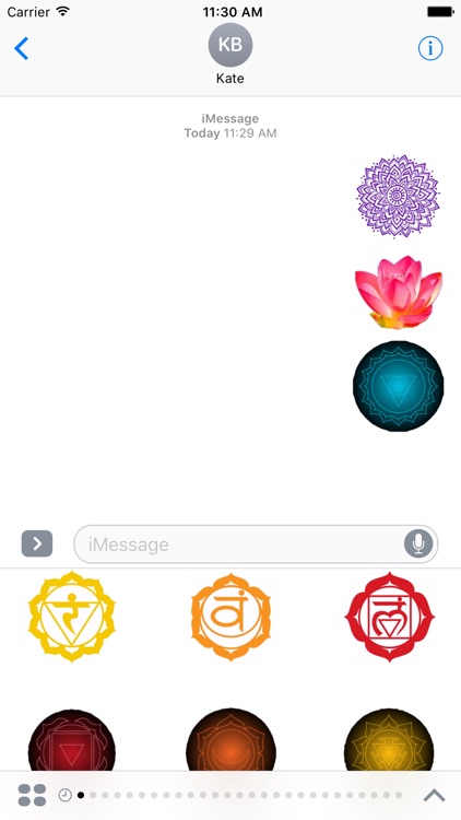 Chakra Stickers For iMessage