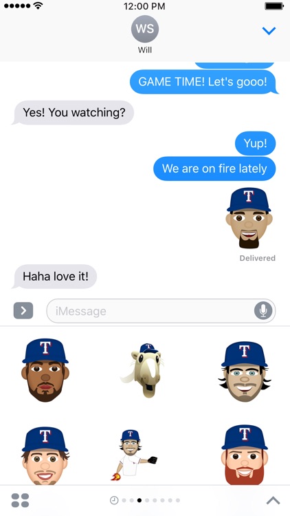 Texas Rangers 2017 MLB Sticker Pack