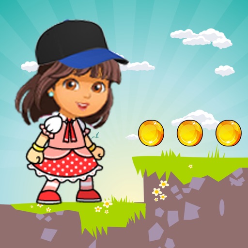 Girl Run - The Explorer Dora Version - Free Game iOS App