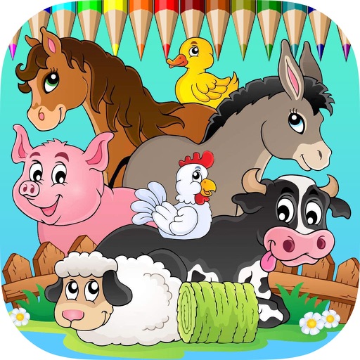 Download Farm Animals Free Games For Children Coloring Book For Learn To Draw And Color A Pig Duck Sheep By Marut Srimarueang