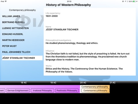 History of Western Philosophy screenshot 2