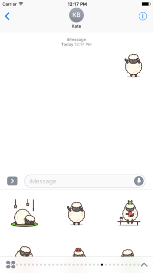 Franky Sheep animated stickers pack(圖3)-速報App