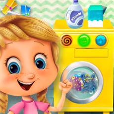 Activities of Kids Laundry Washing Clothes For Girls