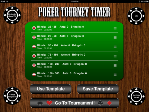 Poker Tourney Timer screenshot 2