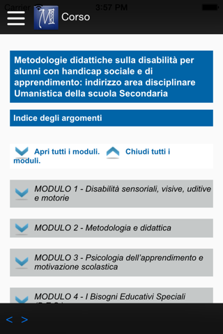 Mnemosine Elearning screenshot 3