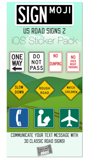 SignMoji: US Road Signs 2(圖1)-速報App