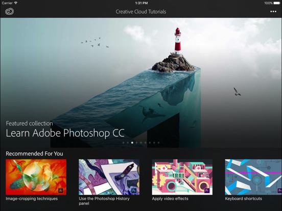 Creative Cloud Tutorialsのおすすめ画像1