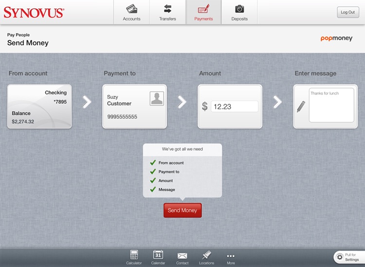 Synovus Mobile Banking for iPad screenshot-3