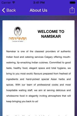 Namskar Calgary screenshot 2