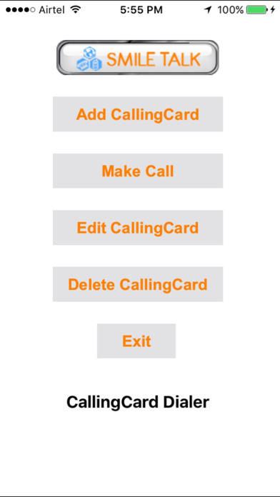 How to cancel & delete SMILE TALK Calling Card from iphone & ipad 2