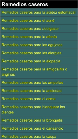 Spanish Home Remedies