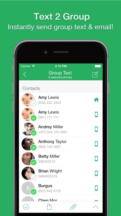 Text 2 Group - Quickly send SMS messages