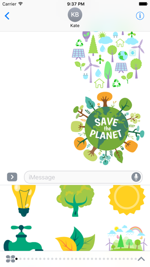 Earth Day Stickers For iMessage(圖1)-速報App