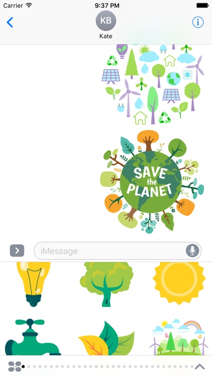 Earth Day Stickers For iMessage