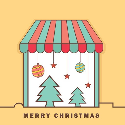 Merry Christmas ECARd Stickers icon