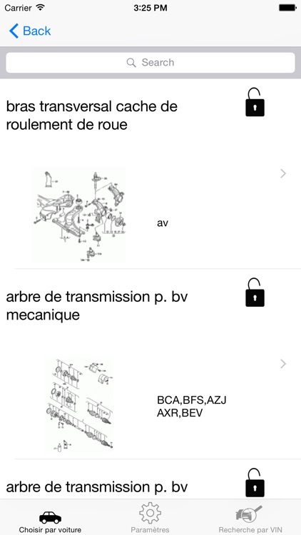 VW parts and diagrams