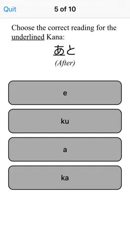 Game screenshot TenguGo Kana Hiragana Katakana hack