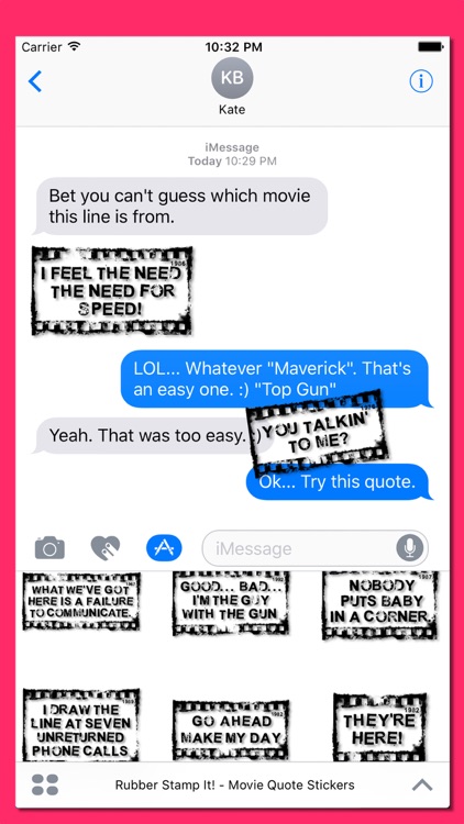 Rubber Stamp It - Movie Quotes