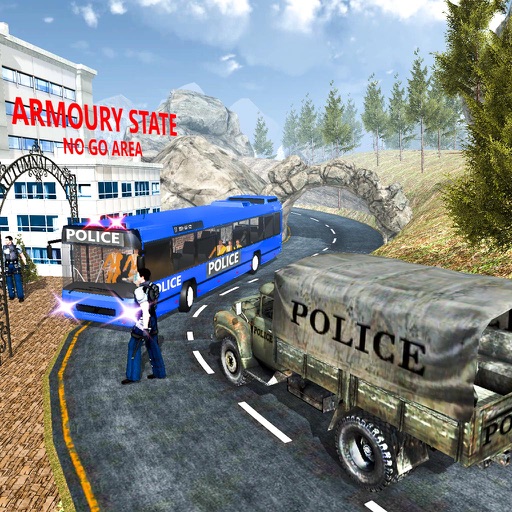 Police Bus Drive Prison Duty