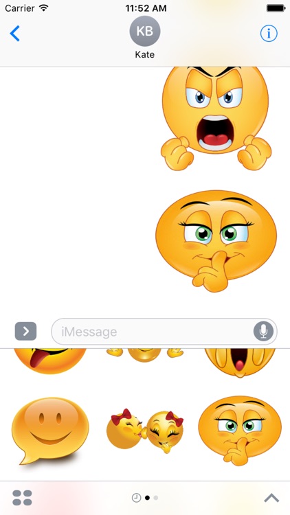 Emoji Symbol HD Stickers for iMessage