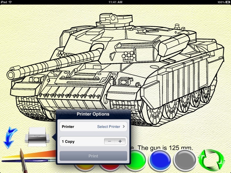 Tanks - coloring book screenshot-3