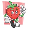 Funny Strawberry Stickers Vol 01