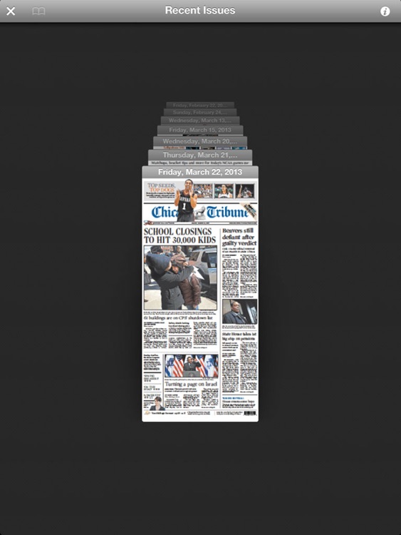Chicago Tribune -- Digital Edition for iPad