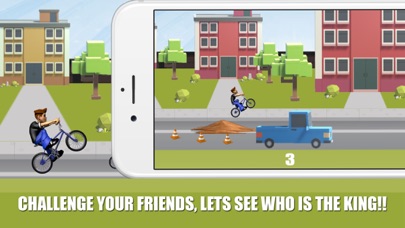 How to cancel & delete BMX-Wheelie King 2 from iphone & ipad 4