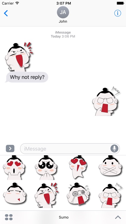 Sumo Stickers - emoji for iMessage