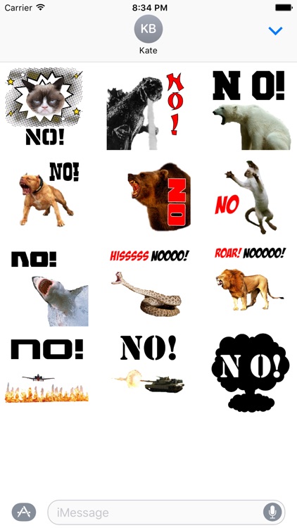 No!-Just Say No with these Awesome Stickers!