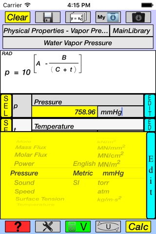 V-Calc screenshot 2