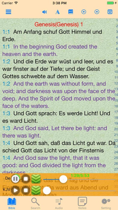 How to cancel & delete German-English Luther Holy Bible Audio Book from iphone & ipad 1