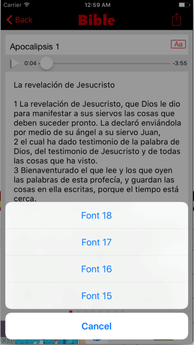 How to cancel & delete Biblia Reina Valera 1995 (Audio) from iphone & ipad 2