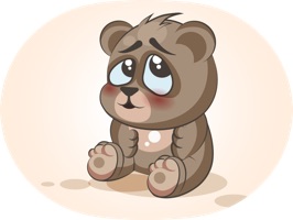 HIGH QUALITY ADORABLE BEAR EMOJI STICKERS