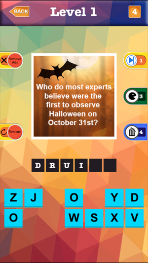 Halloween Riddle Quiz Trivia Fun & Logic Builder(圖4)-速報App