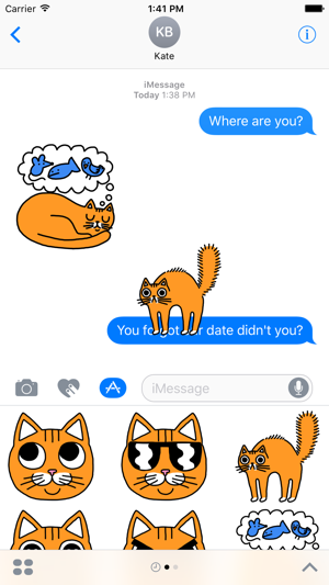 Orange Cat Stickers(圖2)-速報App