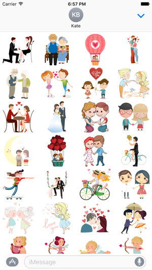 Love Sticker Messanger(圖2)-速報App