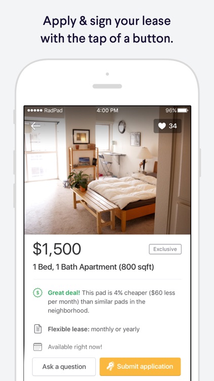 RadPad Apartment Finder: Find & list home rentals