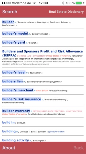 Real Estate Dictionary