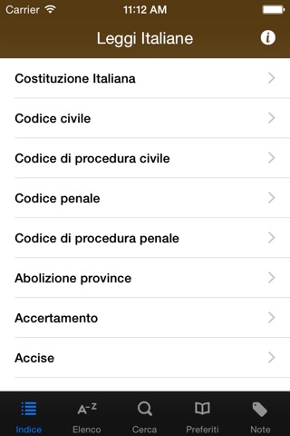 Leggi Italiane screenshot 2