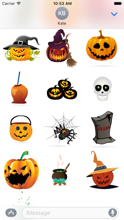Halloween Sticker, Emoji - Fv Pack 04