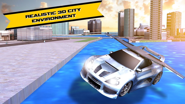 Car Racing Real Flying Game screenshot-3